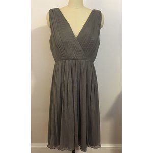 J.Crew Frances silk chiffon party bridesmaid dress